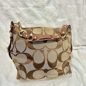 Coach Signature Authentic Medium Carly Shoulder Bag